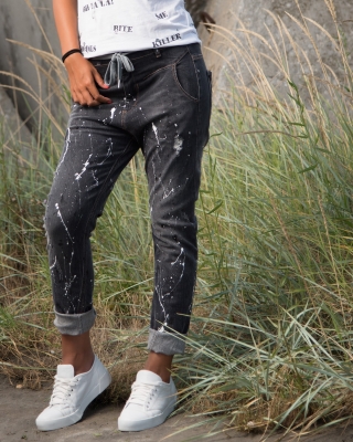 Swift Boyfriend Jeans, Black Color