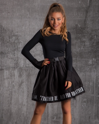 Attention Co-Ord Set, Black Color