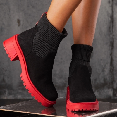 Guarda Sock Boots, Red Color