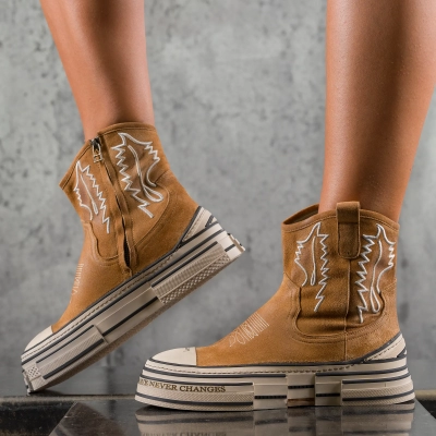 Montecito Boots, Cognac Color