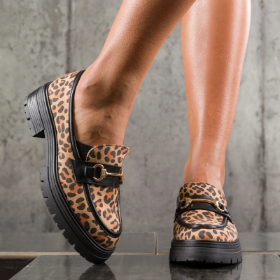 Activity Loafers, Leopard Print