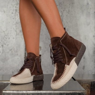 Боти Listen To Me, Кафяв Цвят