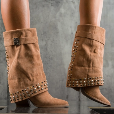 Plot Twist Boots, Cognac Color