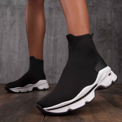 Hypnotic Sock Sneakers, Black Color hypnotic 39 black