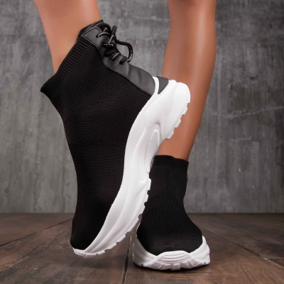 Florida Sock Sneakers, Black Color 39 black