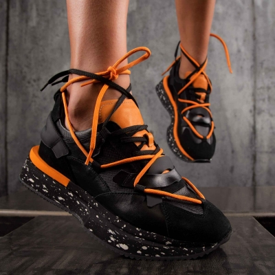 Tangerine Trainers, Black Color