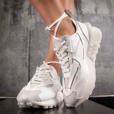 Character Sneakers, White Color