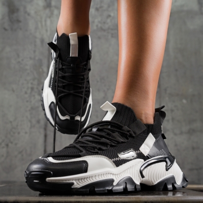 Only One Sock Trainers, Black Color