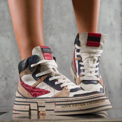 Love Never Changes Sneakers, Multicolored