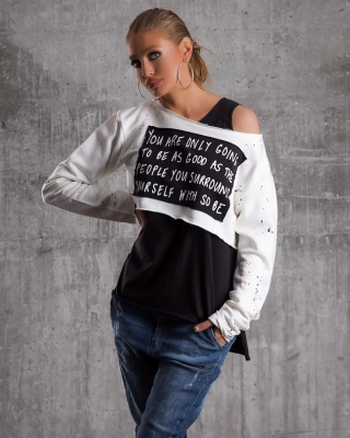 Advice Two-Piece Top, White Color