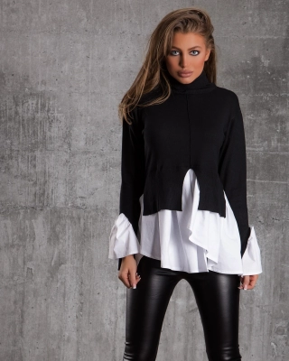 Pleasure Layered Top, White Color