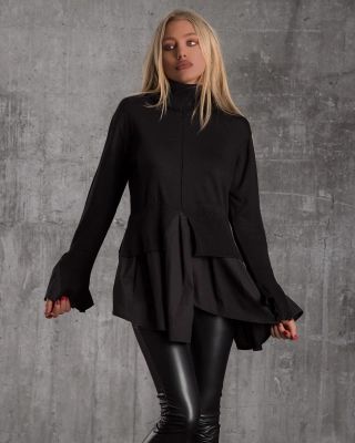 Pleasure Layered Top, Black Color