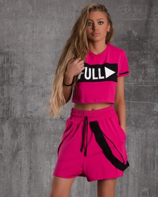 Montebello Crop Top, Pink Color
