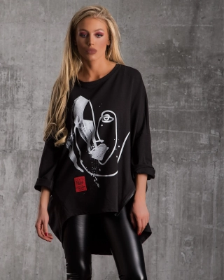 Мagnolia Top, Black Color