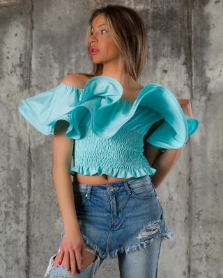 La Fama Top, Blue Color