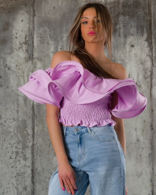 La Fama Top, Purple Color