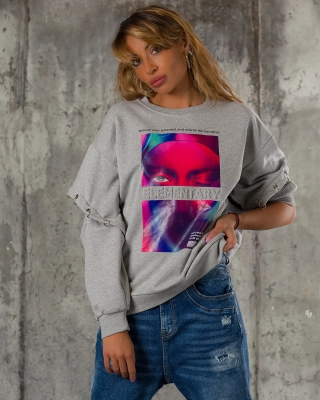 Elementary Sweatshirt, Grey Color