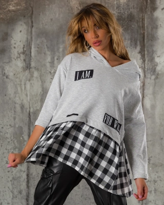 To Be Loved Hoodie, Grey Color