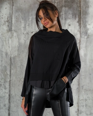 Code Switch Top, Black Color