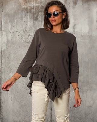 Блуза Spice, Кафяв Цвят