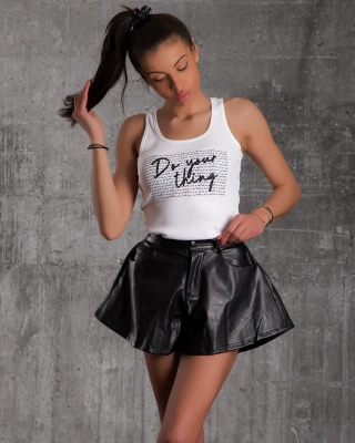 Do Your Thing Tank Top, White Color