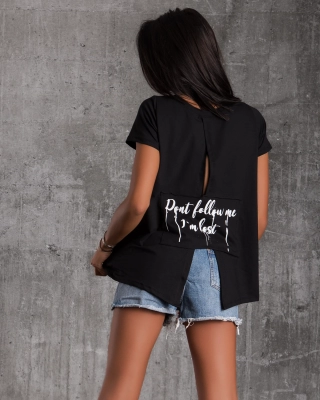 Martinez Top, Black Color