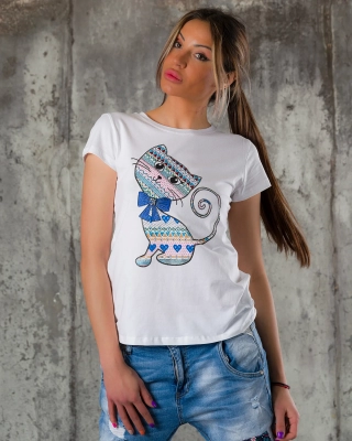 Gianna T-Shirt, Blue Color