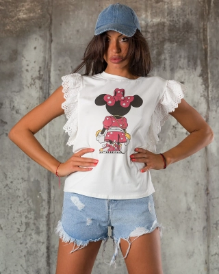 Tiffany T-Shirt, White Color