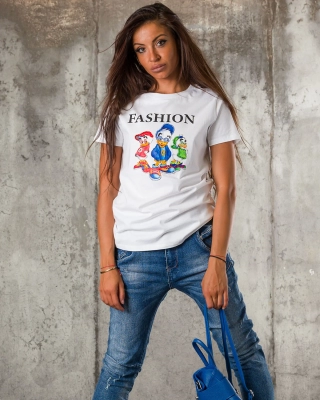 One Fashion Rule T-Shirt, White Color