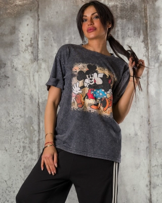 All The Love T-Shirt, Grey Color