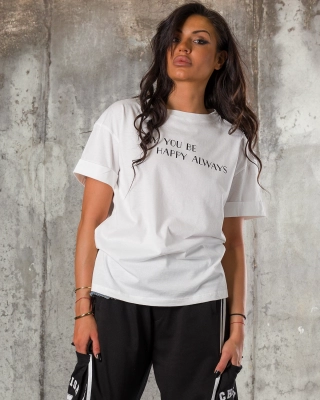 Justine T-Shirt, White Color