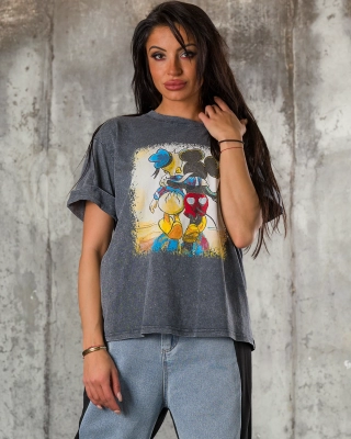 Best Friends T-Shirt, Grey Color