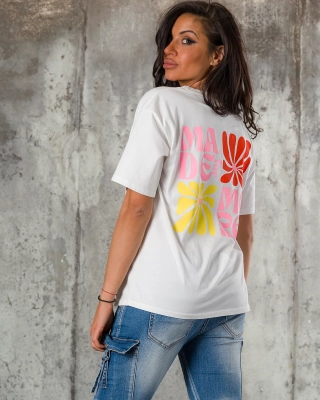 Made for More T-Shirt, White Color