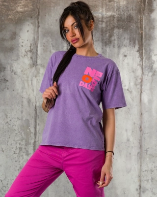 No Bad Days T-Shirt, Purple Color