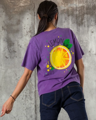 Lemondrop T-Shirt, Purple Color