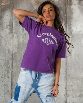 Dessert T-Shirt, Purple Color