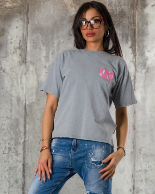 Make a Difference T-Shirt, Grey Color