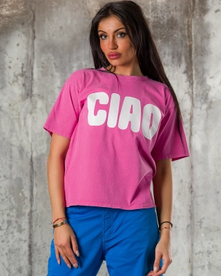 Ciao T-Shirt, Pink Color