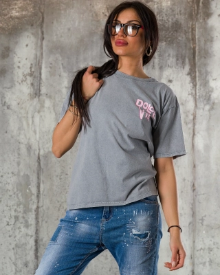 Dolce Vita T-Shirt, Grey Color