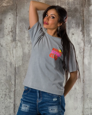 Surf Club T-Shirt, Grey Color