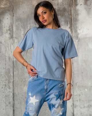 Many Times T-Shirt, Blue Color