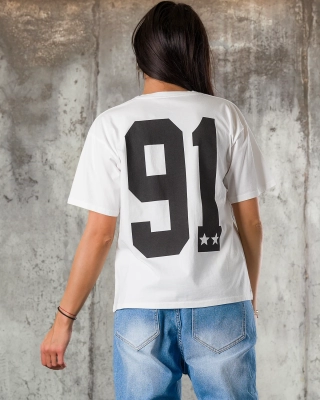 Gold State T-Shirt, White Color