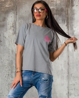 Swim Away T-Shirt, Grey Color