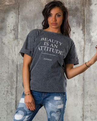 Beauty T-Shirt, Grey Color