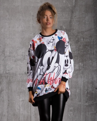 I'm Not Weird Long Top, White Color