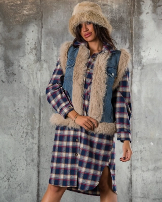 Hunter Vest, Blue Color