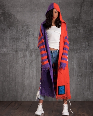 Alaska Long Cardigan, Multicolored