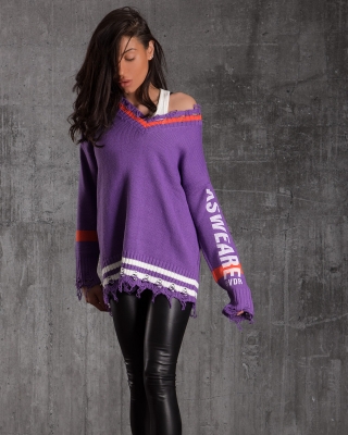 Westwood Sweater, Purple Color