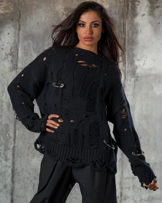 First Step Sweater, Black Color