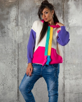 All Colors Sweater, White Color